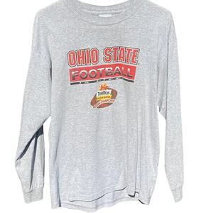Ohio State University Football 2003 Tostitos Bowl Gray Shirt Mens Size Small